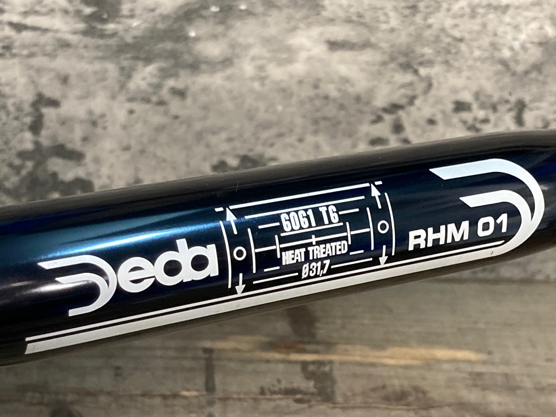 JK737 デダ DEDA RHM 01 6061 T6 アルミ ドロップハンドル 黒 エンドC