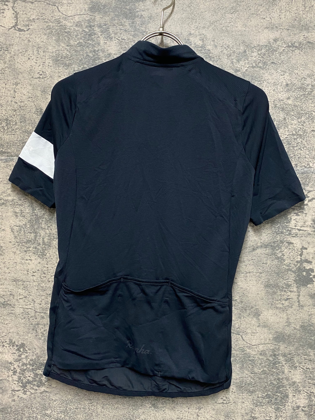 KF472 ラファ Rapha WOMEN'S FLYWEIGHT JERSEY 半袖 サイクルジャージ 濃紺 レディース S