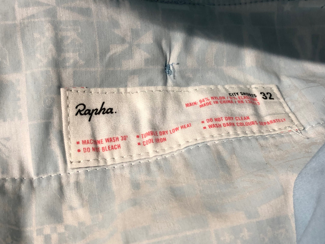 JJ973 ラファ Rapha CITY SHORTS サイクルパンツ 水色 32