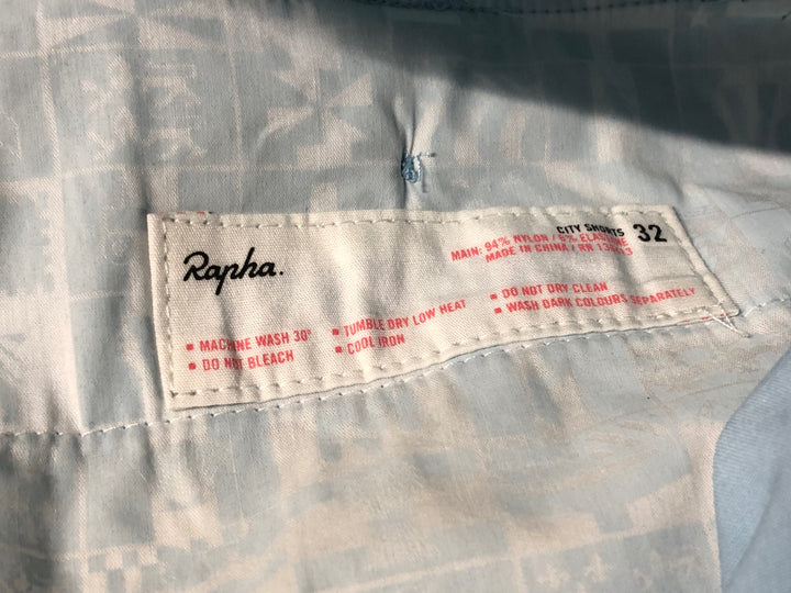 JJ973 ラファ Rapha CITY SHORTS サイクルパンツ 水色 32