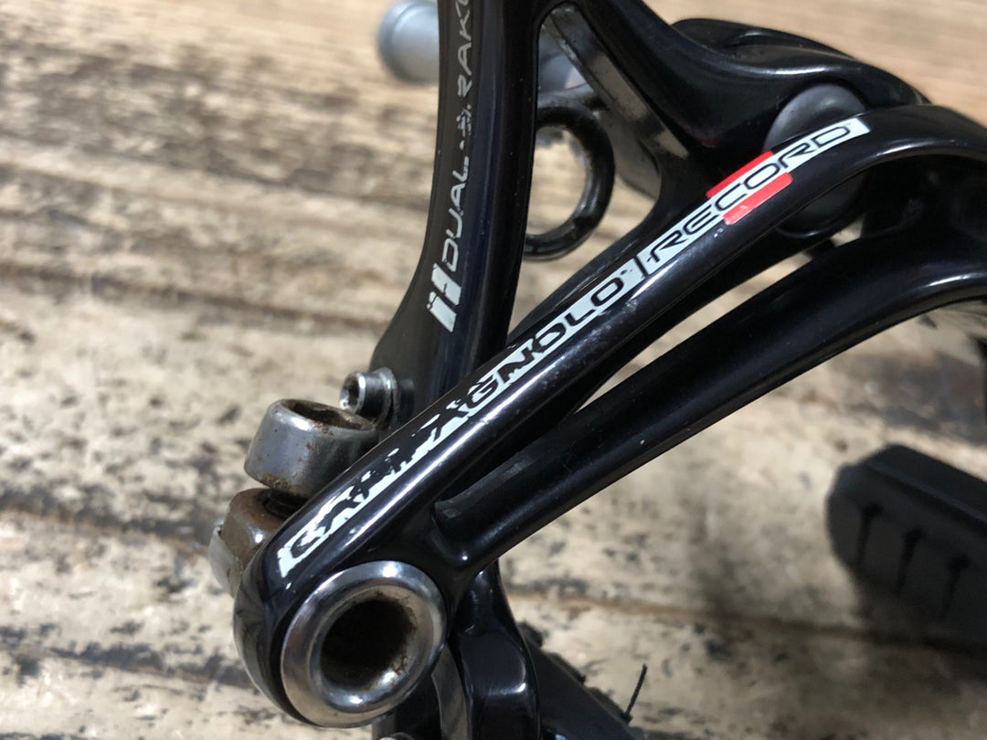 JU390 カンパニョ―ロ CAMPAGNOLO レコード RECORD スケルトンブレーキ 前後セット