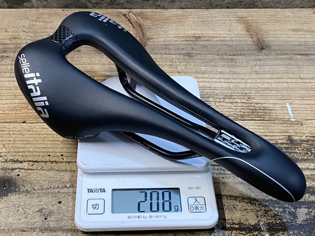 KA394 セライタリア Selle Italia SLR TM SUPERFLOW サドル 133mm 黒 MANGANESE