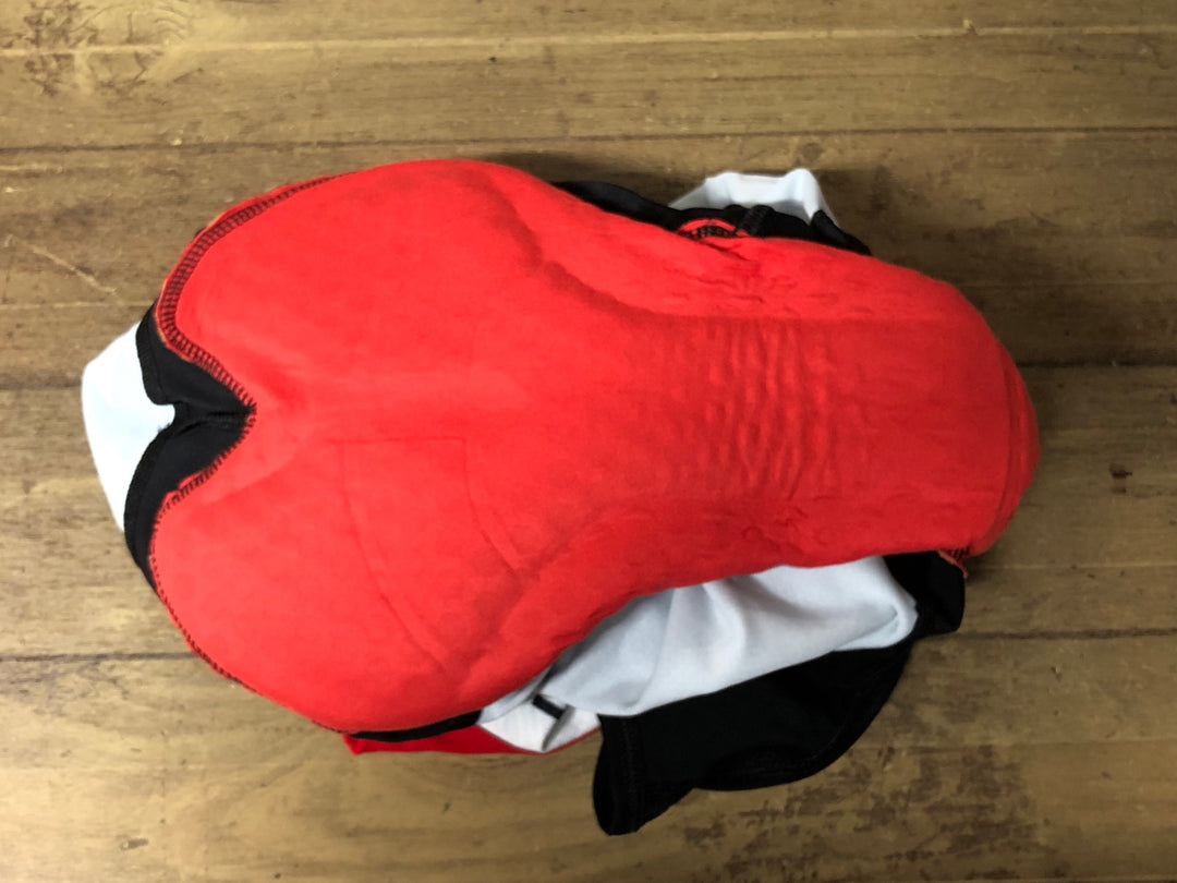 JV730 カステリ CASTELLI COMPETITIONE ビブショーツ 黒赤 L