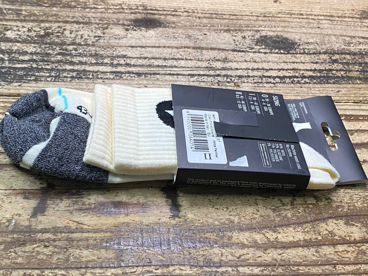 JQ213 アソス assos earlywinterSocks S7 サイクルソックス 白 2