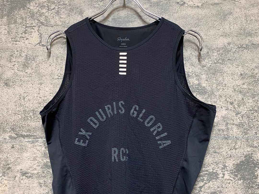 JP203 ラファ Rapha RCC PRO TEAM ノースリーブ ベースレイヤー 黒 S
