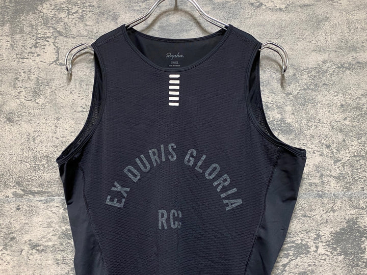 JP203 ラファ Rapha RCC PRO TEAM ノースリーブ ベースレイヤー 黒 S
