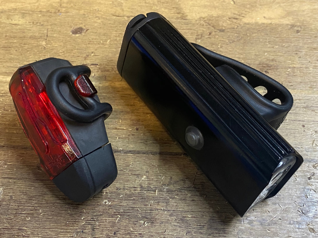 JN811 レザイン LEZYNE LITE DRIVE 1000XL/KTVリアライト 前後ライトセット 点灯確認済み