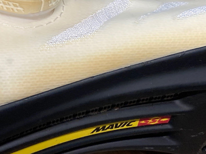 JX999 マヴィック MAVIC SEQUENCE SL ULTIMATE ビンディングシューズ 3穴 白 BOA レディース EU38 ※ソールクラックの為ジャンク