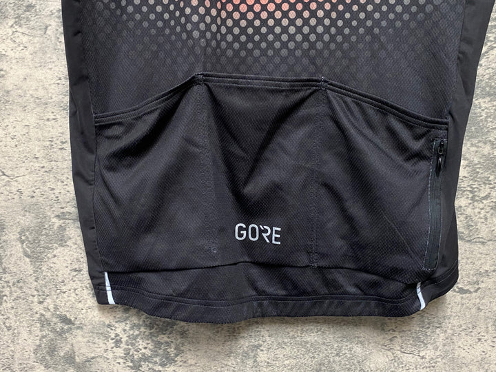 KB211 ゴア GORE 半袖 サイクルジャージ 黒赤 XL