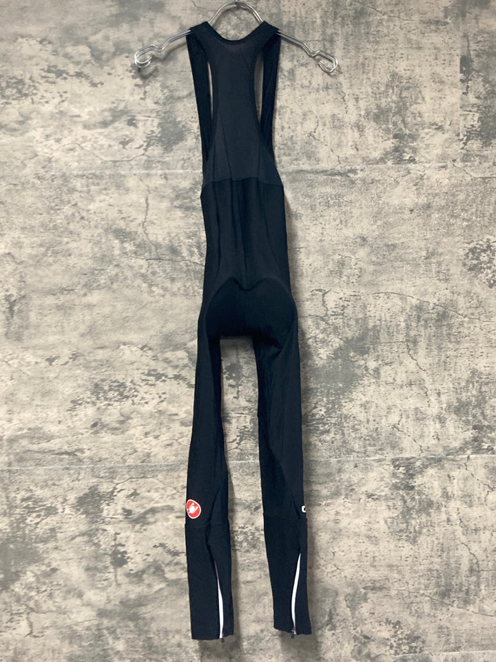 JV731 カステリ CASTELLI ビブタイツ 裏起毛 黒 M