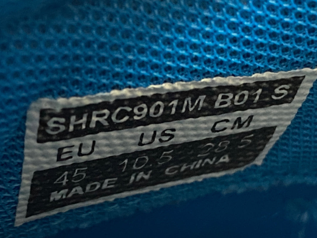 KF323 シマノ SHIMANO RC9 SHRC901 ビンディングシューズ 3穴 BOA 青 EU45 ※ガリ傷