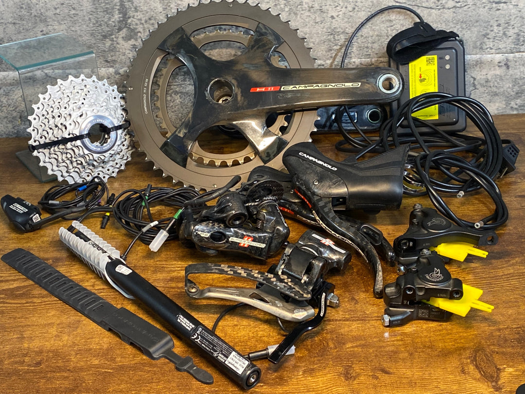 KL485 カンパニョーロ CAMPAGNOLO H11 SUPERRECORD EPS V3期 油圧ディスクコンポーネントセット 170mm 52/36T 12-29T