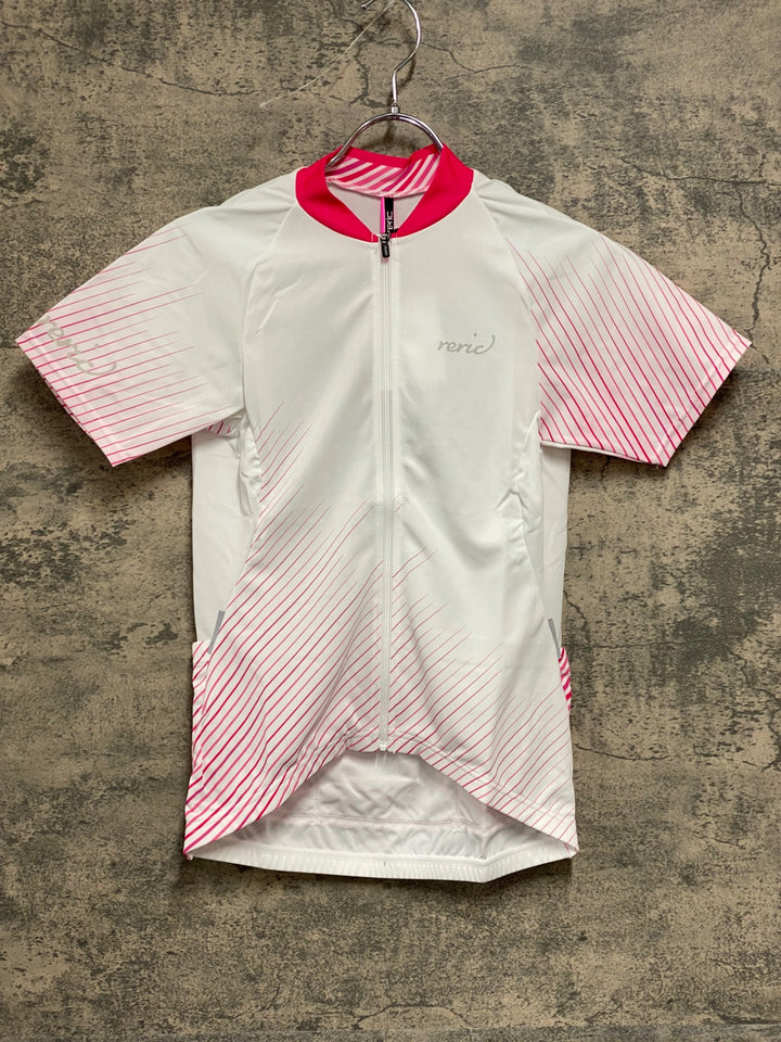 JW004 レリック reric Women's Himalia SS Jersey 半袖サイクルジャージ M 白 レディース