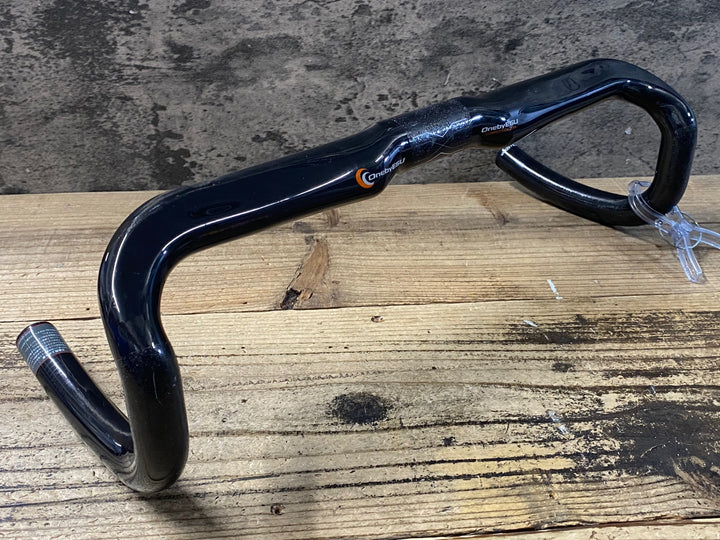 KJ713 ワンバイエス ONEBYESU COMPETITION GEAR カーボンドロップハンドル 420mm(ブラケット部C-C)