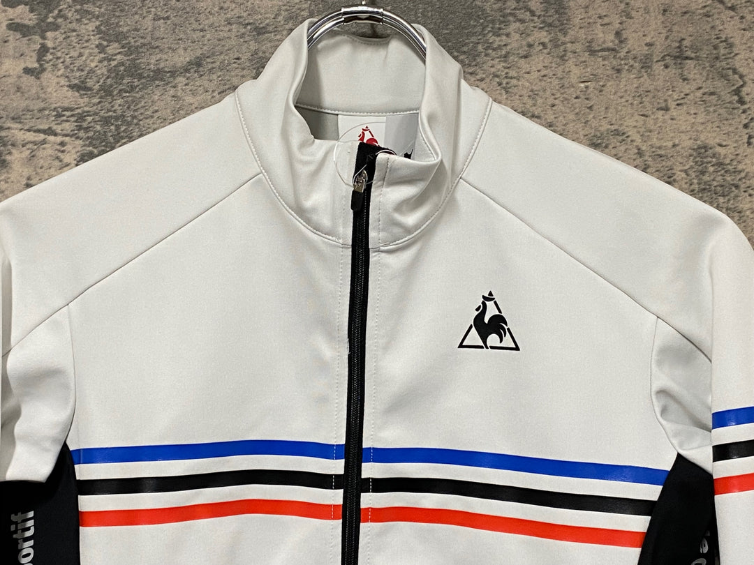 JT497 ルコックスポルティフ le coq sportif 長袖 サイクルジャケット 白 M