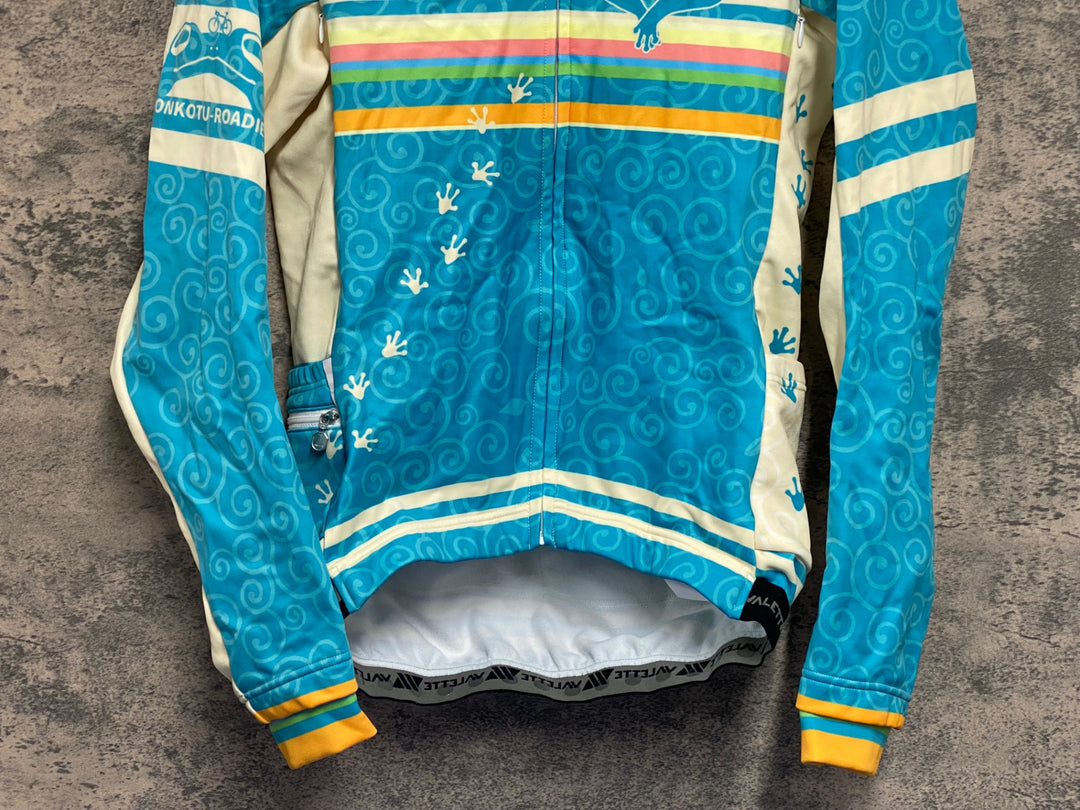JV185 バレット VALETTE 長袖 サイクルジャケット 水色 M