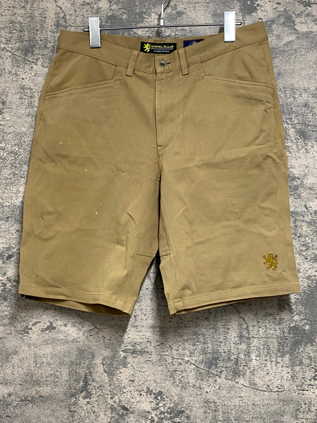 JM261 カペルミュール KAPELMUUR ショート サイクルパンツ ベージュ L 児島デニム ※スレ