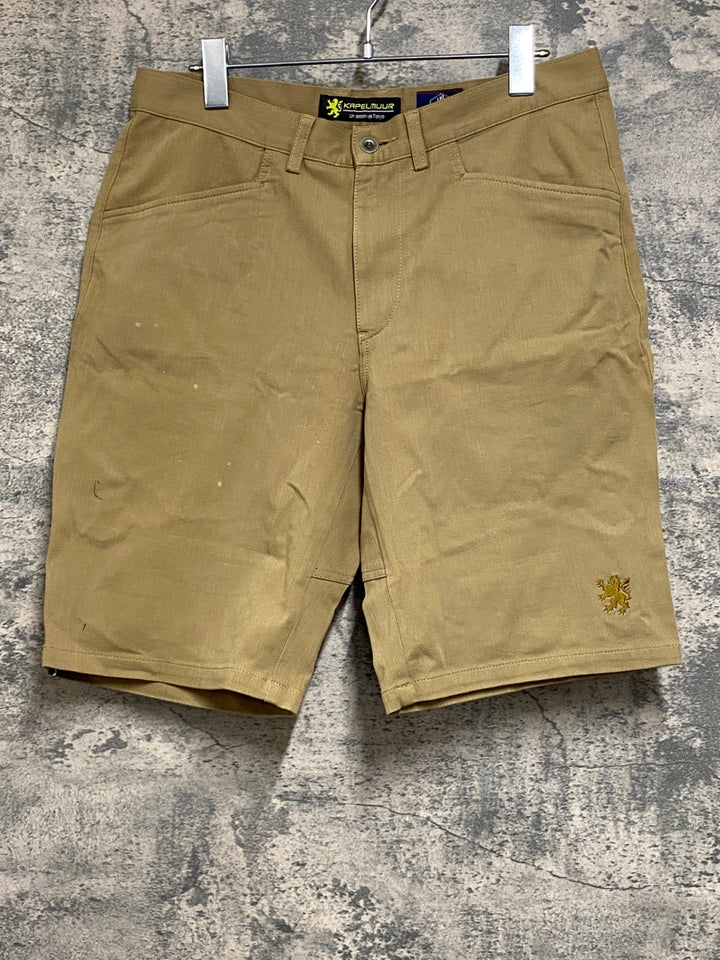 JM261 カペルミュール KAPELMUUR ショート サイクルパンツ ベージュ L 児島デニム ※スレ