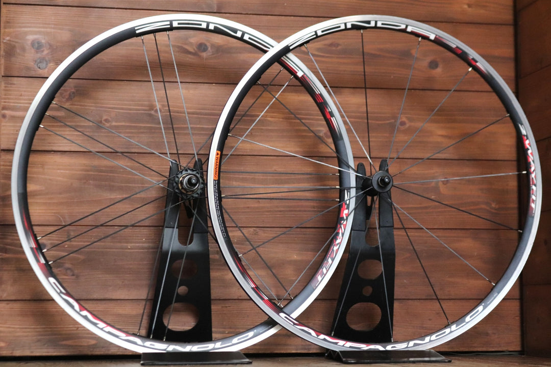 カンパニョーロ CAMPAGNOLO ゾンダ ZONDA 2WAY-FIT アルミ チューブレス ホイールセット シマノ10S 【東京南麻布店】