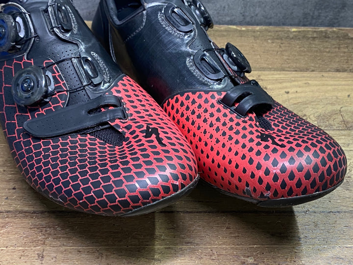 JN289 スペシャライズド SPECIALIZED S-WORKS 6 RD ビンディングシューズ 黒 3穴 EU44.5 ※ジャンク