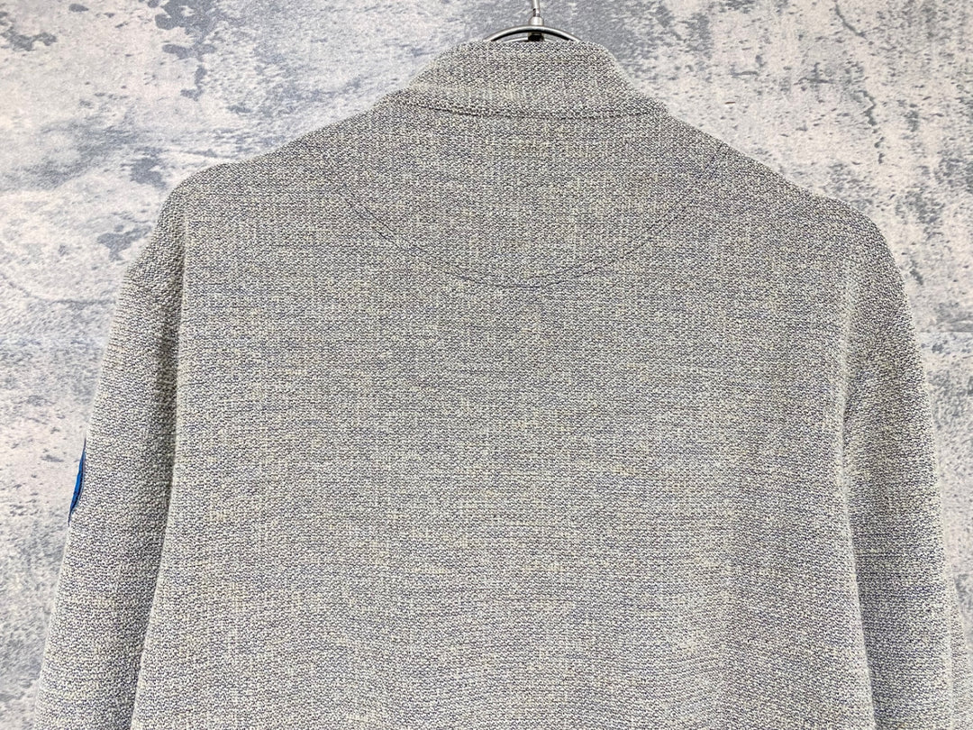 JY658 カフェドシクリステ CAFE DU CYCLISTE MARGUERITE MEN 長袖 サイクルジャージ 薄茶 L メリノブレンド 裏起毛