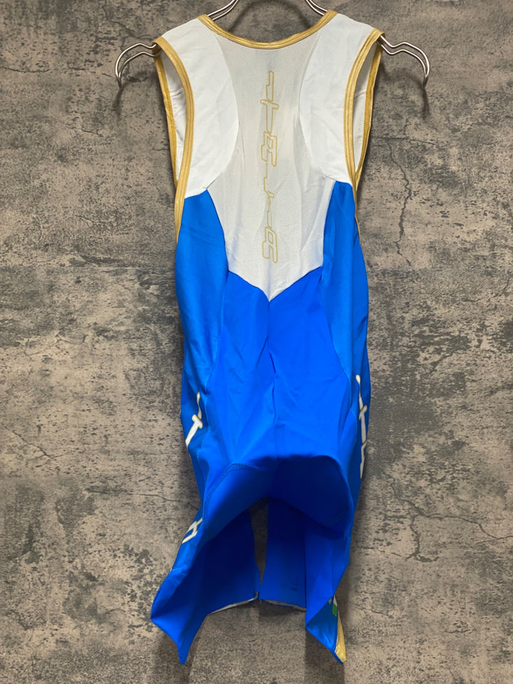 JV541 スポーツフル sportful ビブショーツ 青 L ITALIA Skoda