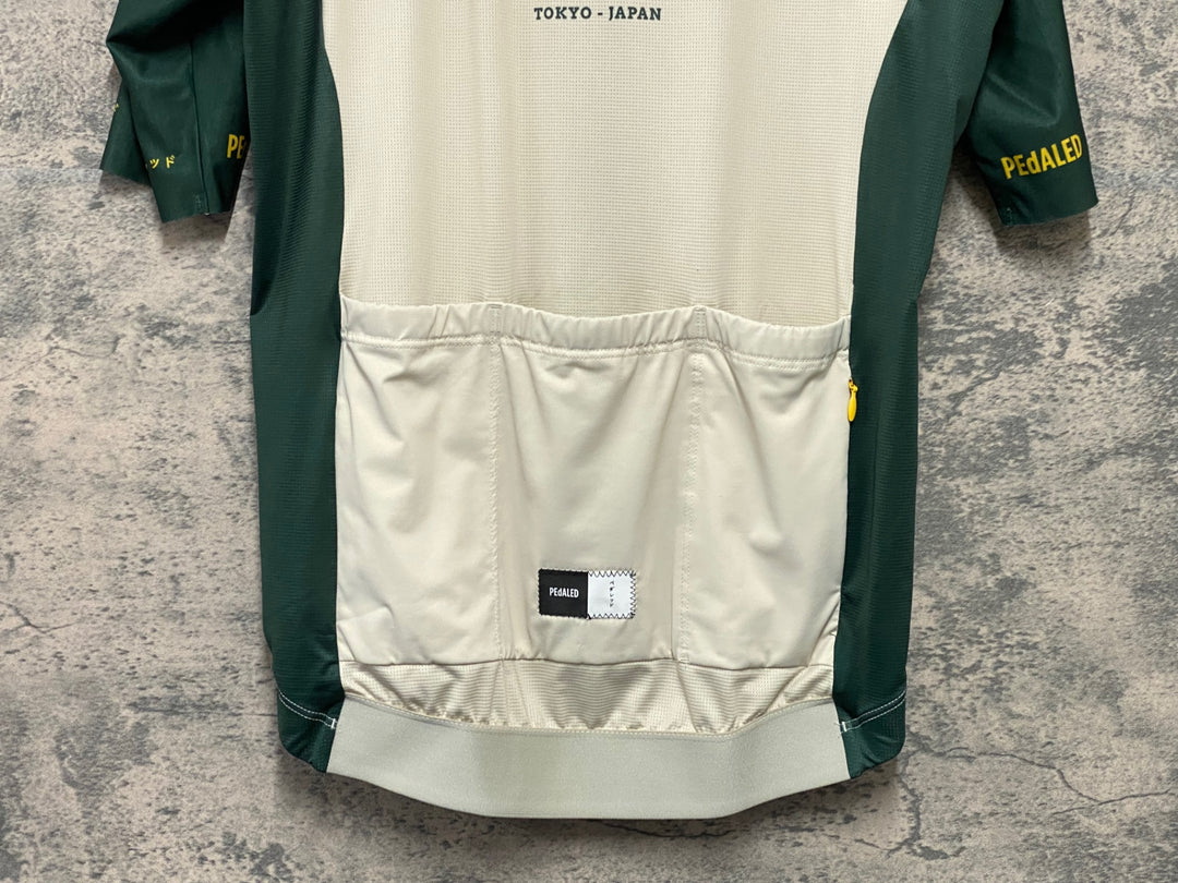 KG109 ペダレット PEdALED 半袖 サイクルジャージ 緑 M