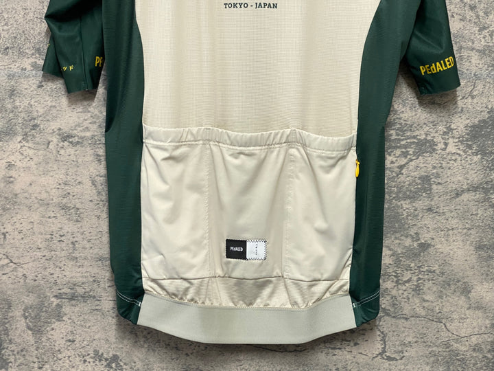 KG109 ペダレット PEdALED 半袖 サイクルジャージ 緑 M