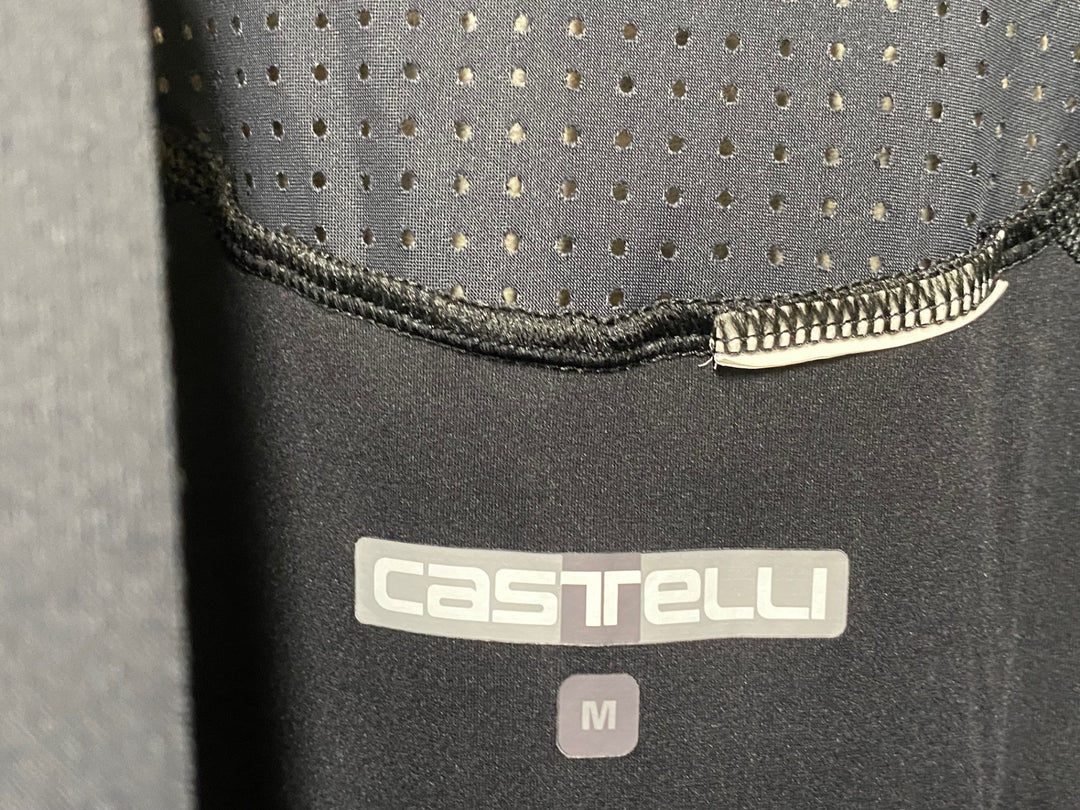 KG812 カステリ CASTELLI ロッソコルサ ROSSO CORSA PREMIO BLACK ビブショーツ 黒 M ※タグカット