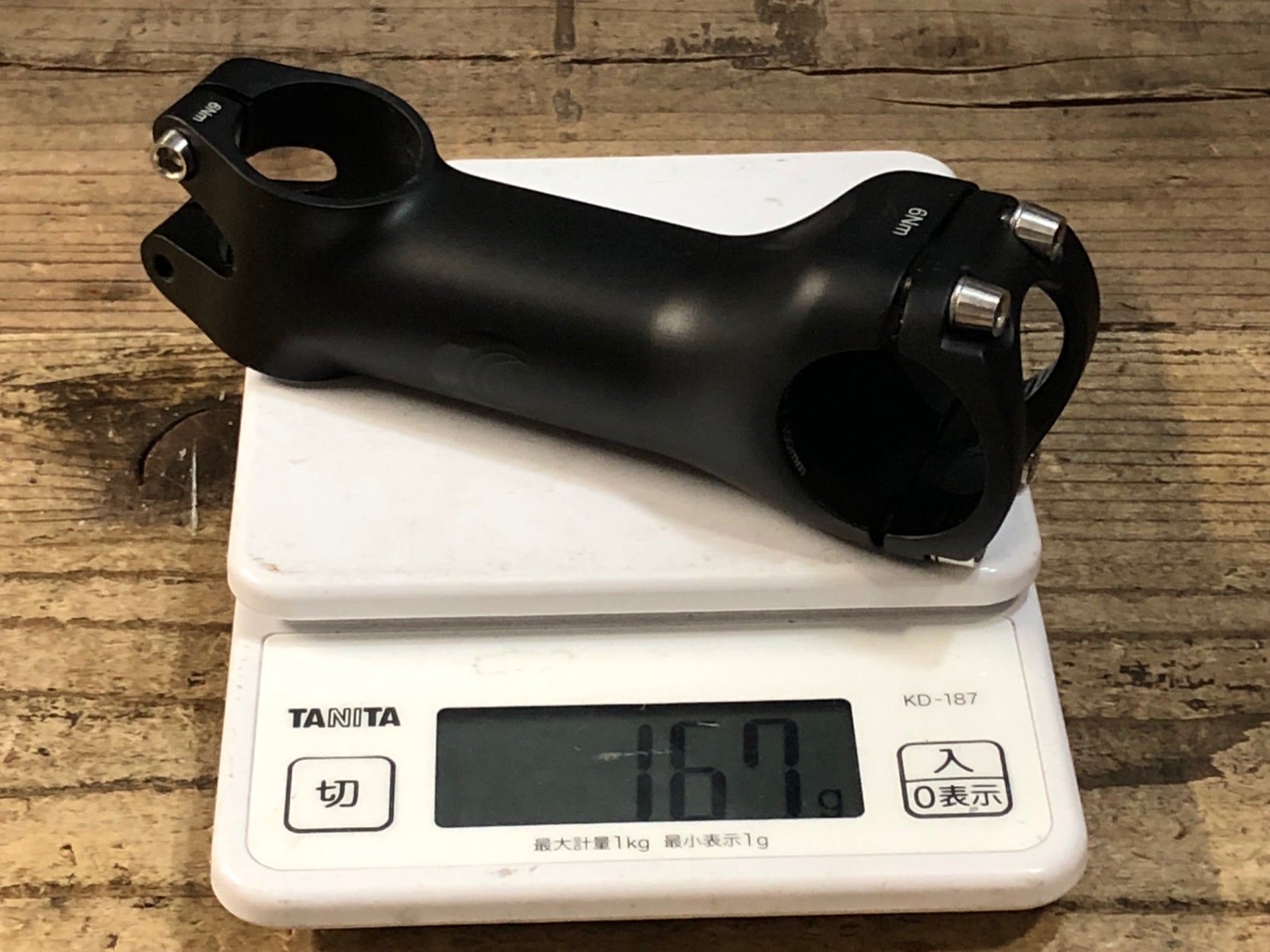 KD343 ワンバイエス OnebyESU Susie アルミ ステム 黒 77° 100mm Φ31.8