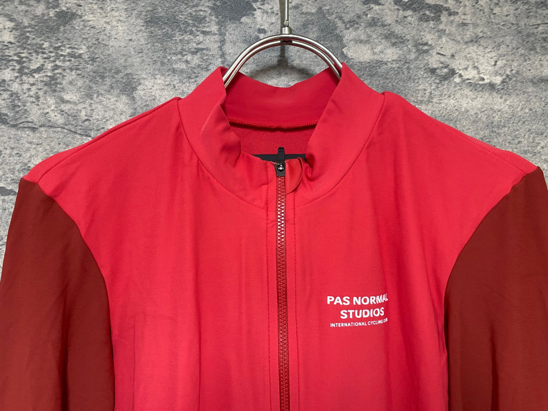 JY479 パスノーマルスタジオ PAS NORMAL STUDIOS Mechanism Long Sleeve Jersey 長袖 サイクルジャージ レッド L