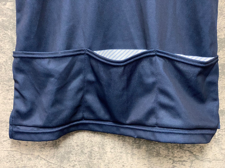 JI041 バレット VALETTE 半袖 サイクル ポロシャツ ネイビー S