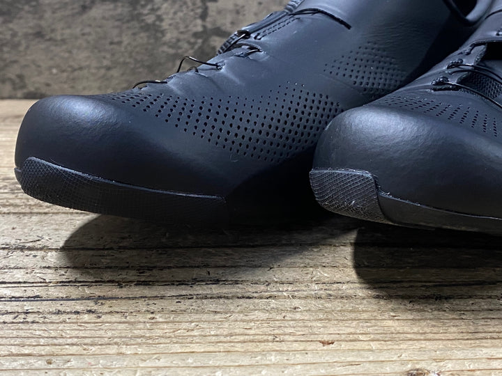 KO722 シマノ SHIMANO エスファイア S-PHYRE SH-RC903M-L01-E ビンディングシューズ EU46 3穴 黒 インソールなし