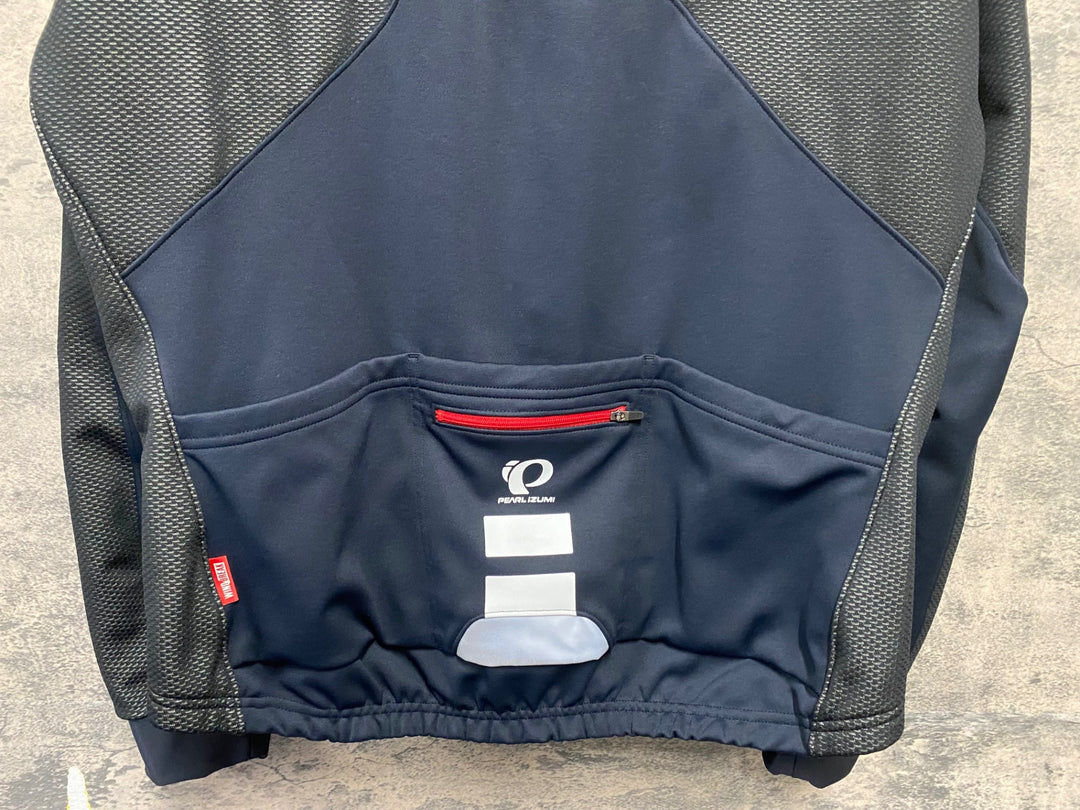 KP353 パールイズミ PEARL iZUMi 長袖 サイクルジャケット 黒 BXL 裏起毛