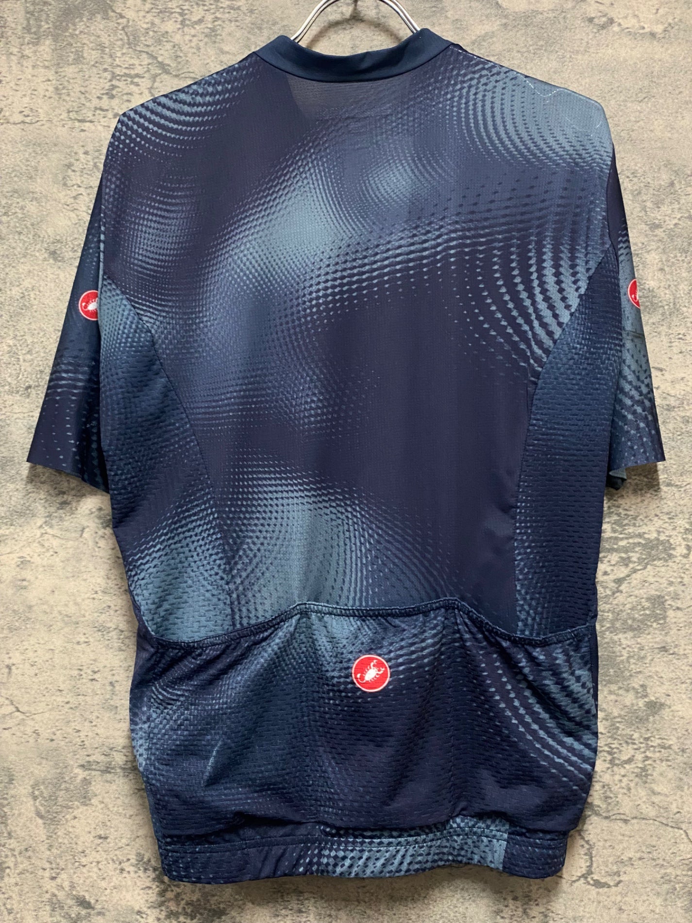 カステリ　サイクルジャージ KA689 カステリ CASTELLI 半袖 サイクルジャージ 紺 L – BICI AMORE