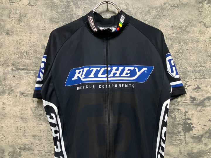 KF193 PACE 半袖 サイクルジャージ 黒 M RITCHEY ※擦れ大