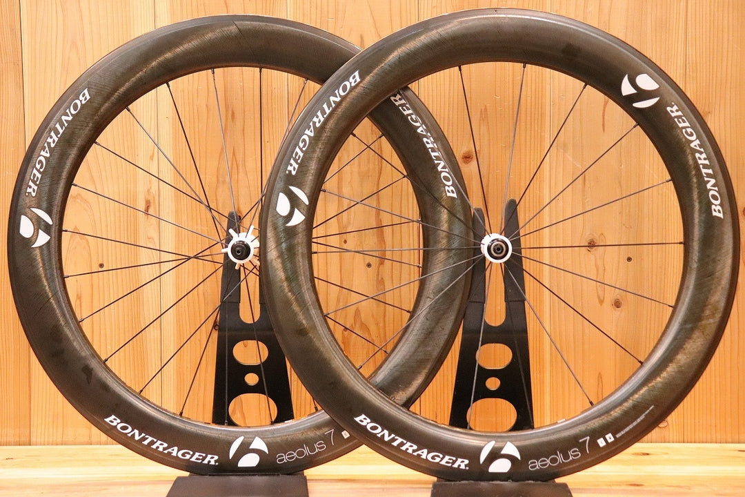ボントレガー BONTRAGER アイオロス AEOLUS 7 カーボン クリンチャー ホイールセット シマノ 11/12S 【芦屋店】