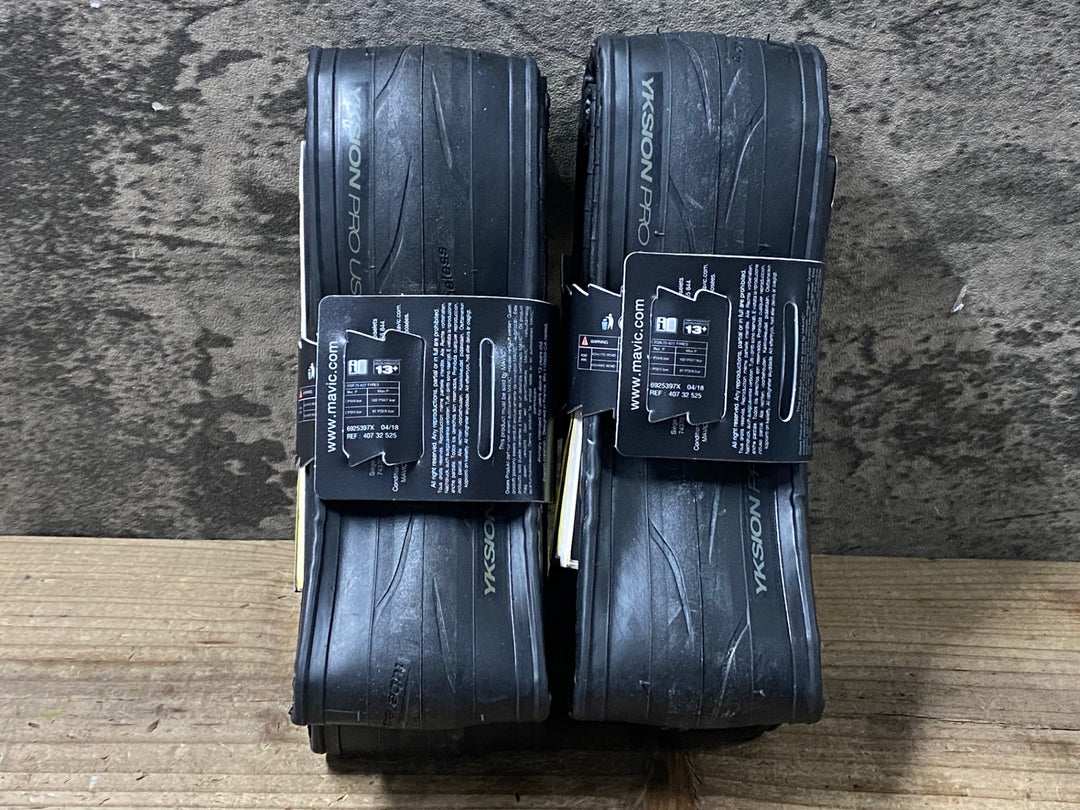 JP792 マヴィック MAVIC YKSION PRO UST 700×25C 2本セット チューブレスタイヤ