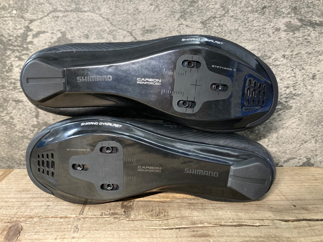 JV656 シマノ SHIMANO RP5 SH-PR501-S L ビンディングシューズ 黒 EU41 3穴