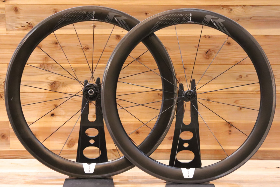 ジャイアント GIANT SLR 0 RIM シマノ 11S/12S 17C カーボン クリンチャー チューブレス ロードバイク ホイールセット 【広島店】