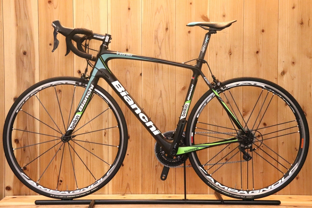 ビアンキ BIANCHI インテンソ INTENSO TEAM BELKIN 2015年モデル 55サイズ シマノ 105 5800 11S カーボン ロードバイク 【芦屋店】