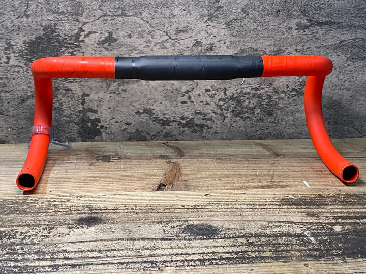 JK650 イーストン EASTON EC90 SLX3 カーボン ドロップハンドル 赤黒 Φ31.8 C-Cエンド400mm