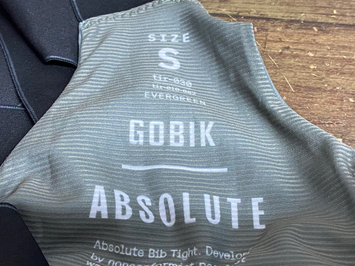 KB838 ゴビック GOBIK ビブタイツ カーキ S 裏起毛