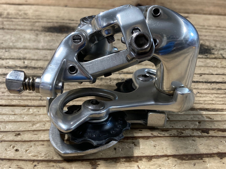 JX876 カンパニョーロ CAMPAGNOLO レコード RECORD リアディレイラー 8S ビンテージ ※固定部ヒビ割れのためジャンク