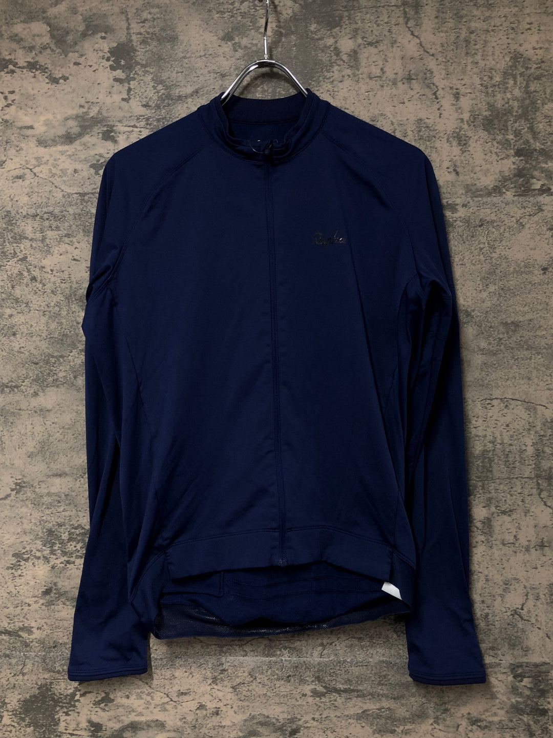 JU215 ラファ Rapha MEN'S CORE LONG SLEEVE JERSEY 長袖 サイクルジャージ ネイビー L 裏起毛