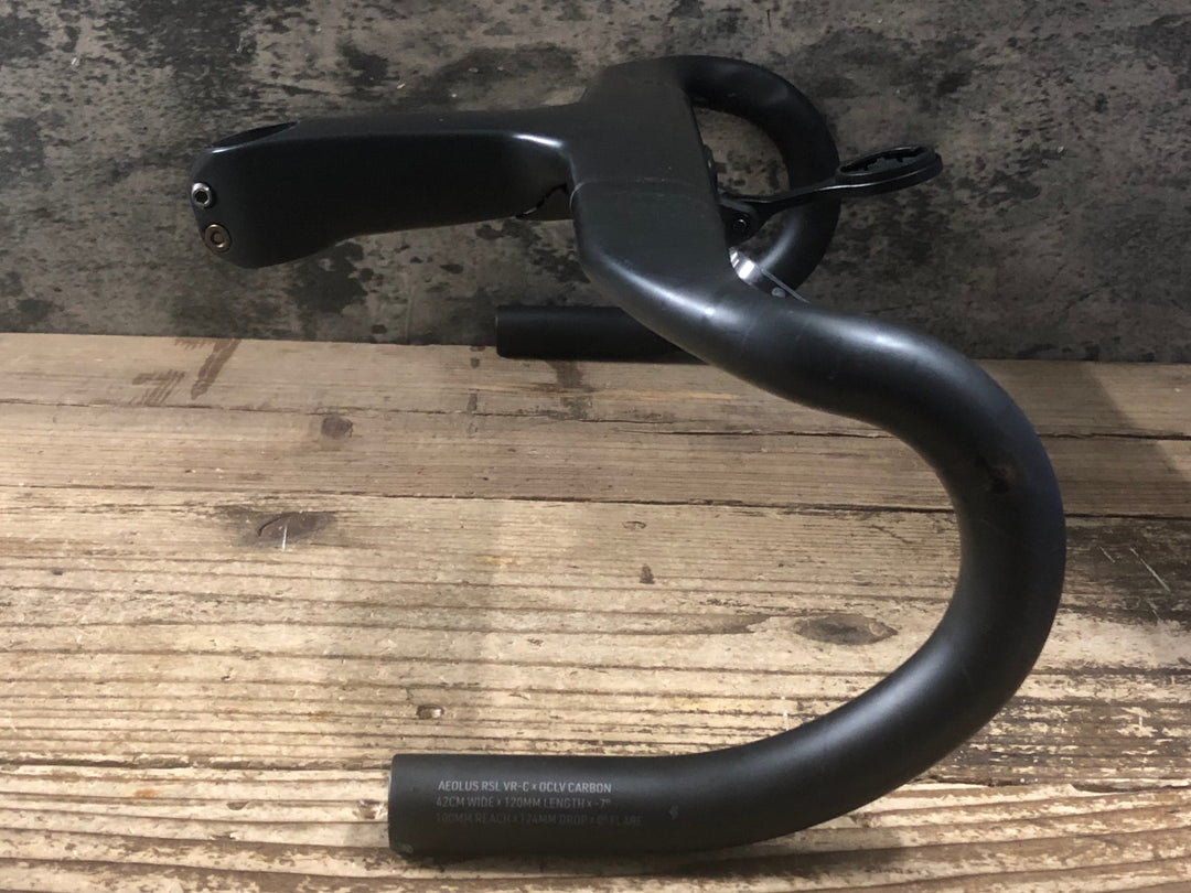 JT594 ボントレガー BONTRAGER アイオロス AEOLUS RSL VR-C カーボン 一体型 ドロップハンドル エンドC-C420mm 120mm リコール対応済み商品
