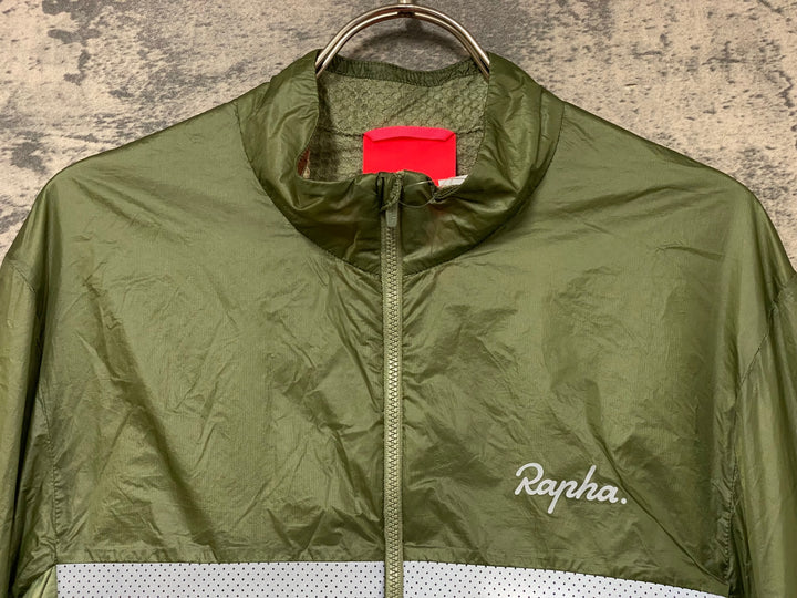 JZ594 ラファ Rapha BREVET INSULATED JACKET 長袖 サイクルジャケット グリーン M 裏起毛