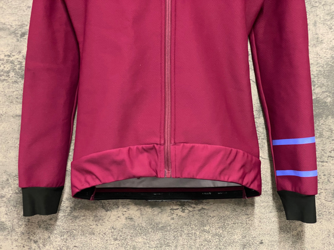 JW808 パールイズミ PEARL iZUMi 長袖 サイクルジャケット バーガンディ S 裏起毛 レディース
