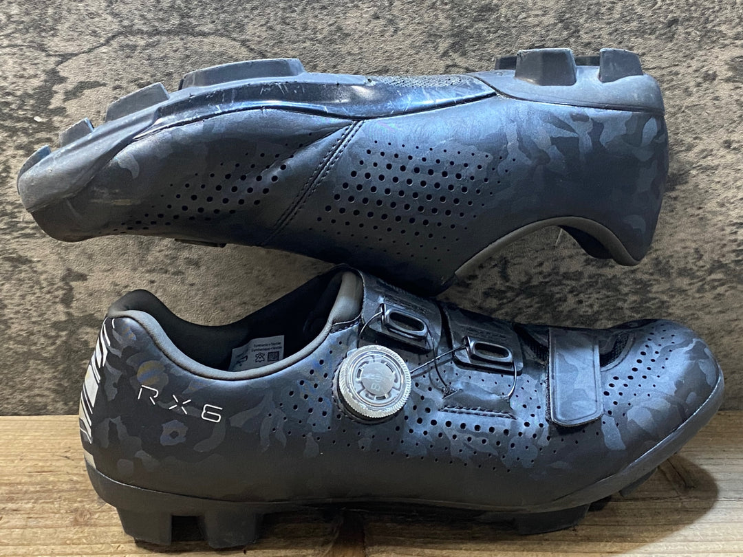 KJ681 シマノ SHIMANO RX6 SH-RX600M ビンディングシューズ 黒 EU42 2穴