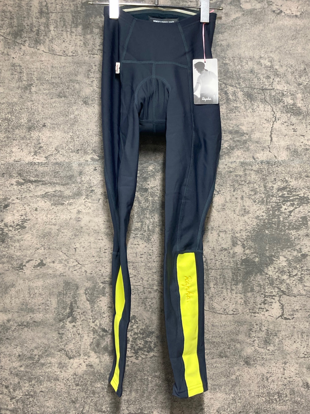 JE301 ラファ Rapha WOMEN'S PADDED TIGHTS レーサータイツ グレー レディース XXS 裏起毛